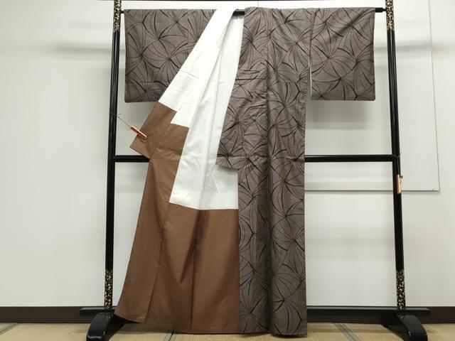 平和屋着物●本場大島紬 9マルキ 吉祥文 正絹 逸品 CAAS0391th