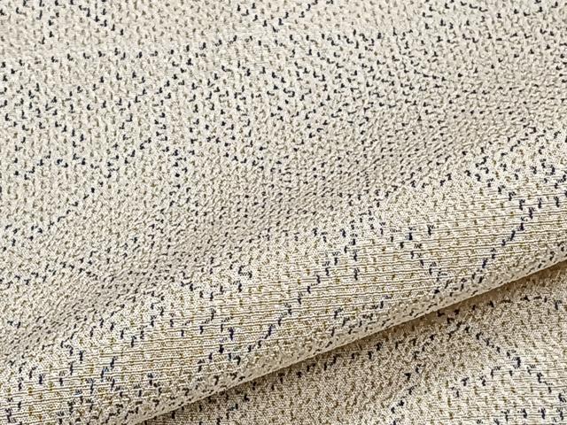 平和屋着物▽本塩沢 単衣 風景文 正絹 逸品 CAAS2423xi