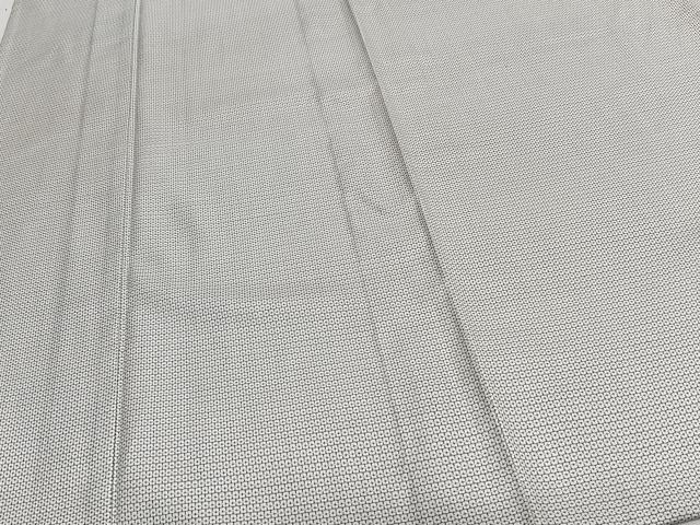平和屋着物▽上質なお召 単衣 100亀甲 正絹 逸品 CAAS2458xi