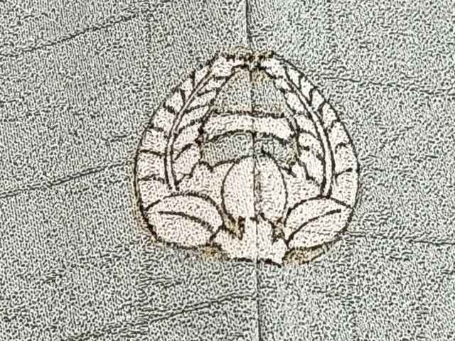 平和屋着物▽訪問着 単衣 枝花文 正絹 逸品 CAAS2479xi