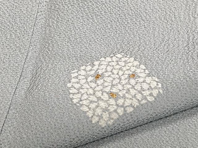 平和屋着物▽上質な小紋 単衣 舞桜 金彩 正絹 逸品 CAAS2488xi