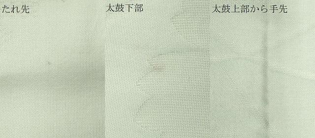 平和屋着物*夏物 六通柄袋帯 芝花文 正絹 逸品 CAAS3457eg