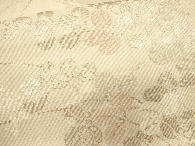 平和屋着物*夏物 六通柄袋帯 草花文 金糸 正絹 逸品 CAAS3520eg