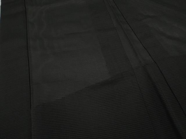 平和屋着物▽男性 スリーシーズン 春夏秋 塵除け 黒紋付 長羽織 絽 正絹 逸品 CAAS5084ut