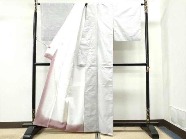 平和屋着物●紅花紬 米沢 霞文 正絹 逸品 CAAS6949yc
