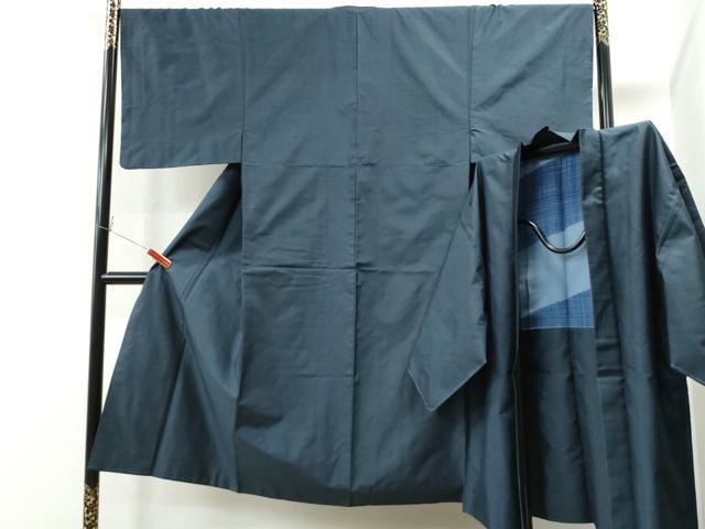 平和屋着物●男性 本場大島紬 アンサンブル 80亀甲 総詰め 正絹 逸品 未使用 CAAS6994yc