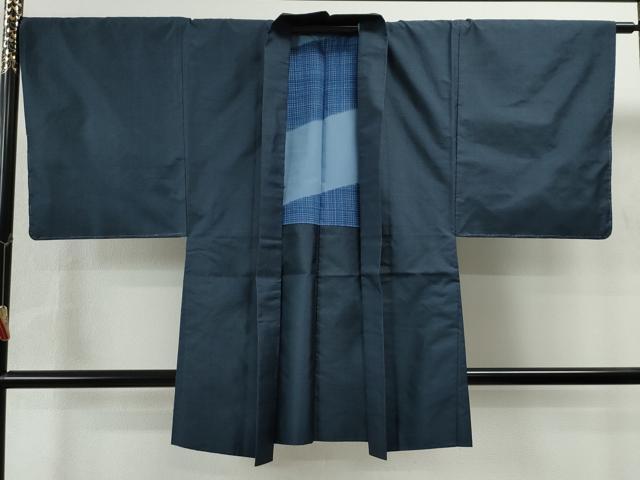 平和屋着物●男性 本場大島紬 アンサンブル 80亀甲 総詰め 正絹 逸品 未使用 CAAS6994yc