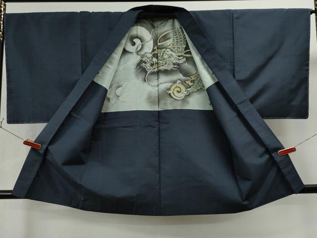 平和屋着物●男性 本場大島紬 アンサンブル 100亀甲 総詰め 正絹 逸品 未使用 CAAS6995yc