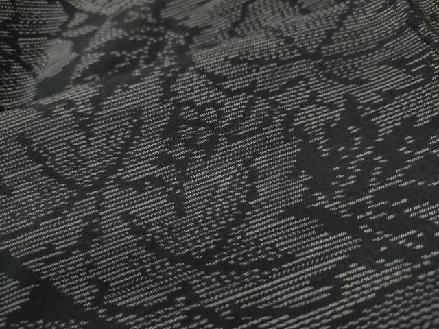平和屋着物●本場大島紬 切嵌草花文 正絹 逸品 CAAS7169yc