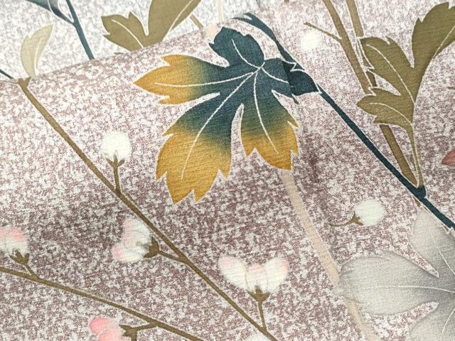 平和屋着物●訪問着 友禅 菊花文 暈し染め 金彩 正絹 逸品 CAAS7202yc