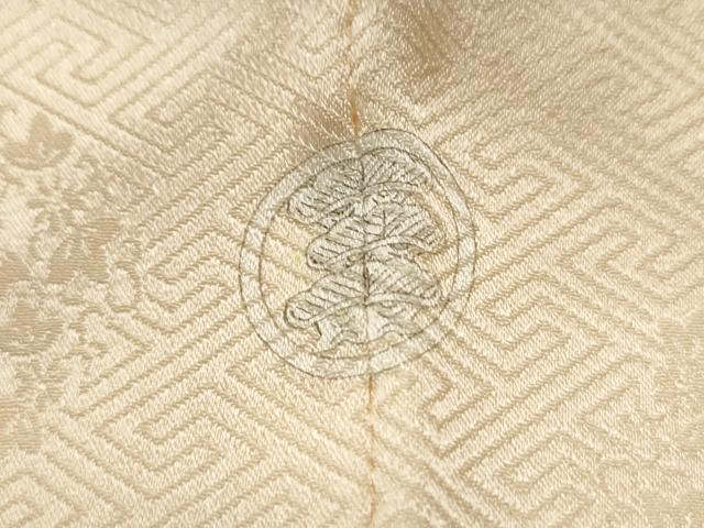 平和屋着物●豪華色留袖 駒刺繍 飛鶴宝尽くし芝草花文 金彩 正絹 逸品 CAAS7311yc