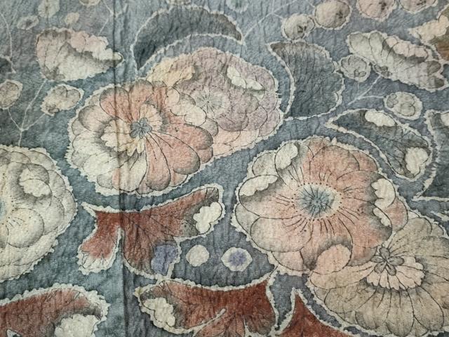 平和屋着物●訪問着 作家物 手描き 絞り 辻が花 暈し染め 正絹 逸品 CAAS7316yc