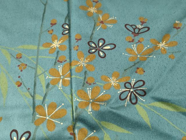 平和屋着物●訪問着 枝花文 暈し染め 金彩 正絹 逸品 CAAS7390yc