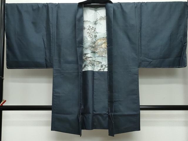 平和屋着物●男性 本場大島紬 アンサンブル 100亀甲 総詰め 正絹 逸品 未使用 CAAS8405vf