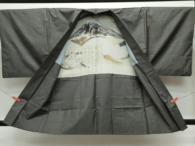 平和屋着物●男性 本場大島紬 アンサンブル 100亀甲 総詰め 正絹 逸品 CAAS8451vf