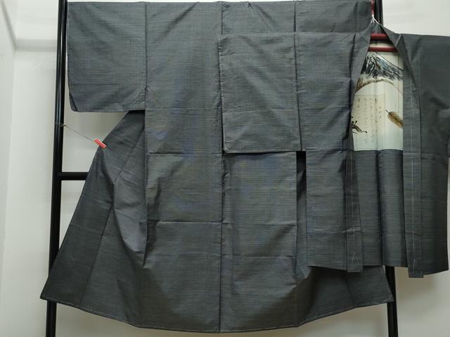 平和屋着物●男性 本場大島紬 アンサンブル 80亀甲 総詰め 正絹 逸品 CAAS8510vf