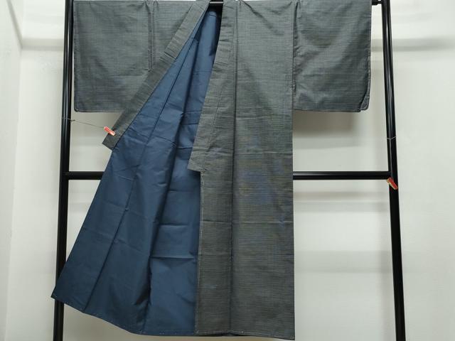 平和屋着物●男性 本場大島紬 アンサンブル 80亀甲 総詰め 正絹 逸品 CAAS8510vf