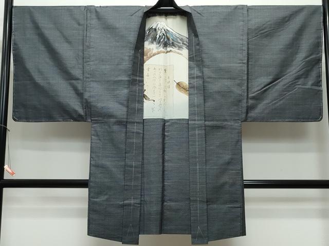 平和屋着物●男性 本場大島紬 アンサンブル 80亀甲 総詰め 正絹 逸品 CAAS8510vf