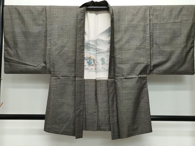 平和屋着物●男性 本場大島紬 アンサンブル 7マルキ 正絹 逸品 CAAS8606vf