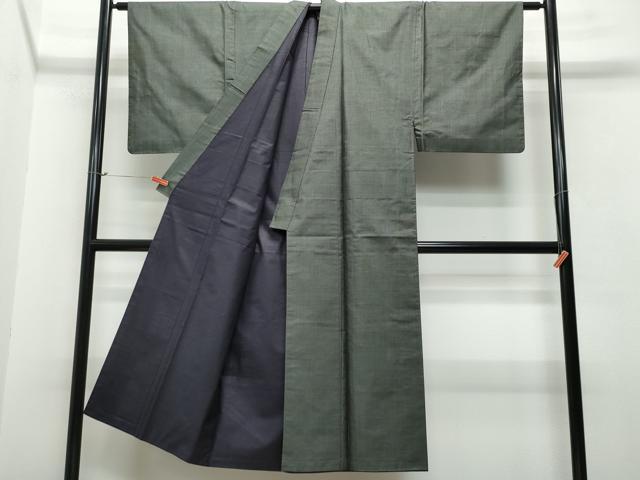平和屋着物●男性 本場大島紬 アンサンブル 80亀甲 総詰め 正絹 逸品 CAAS8646vf