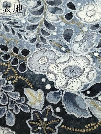 平和屋着物●訪問着 作家物 辻が花 暈し染め 黒地 金彩 正絹 逸品 CAAS8719vf