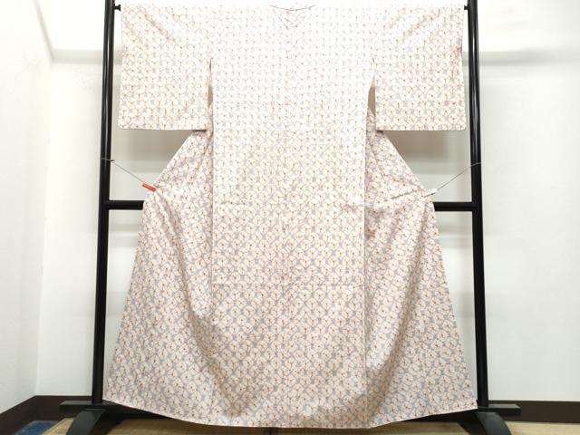 平和屋着物●上質な紬 絞り 正絹 逸品 CAAS8753vf