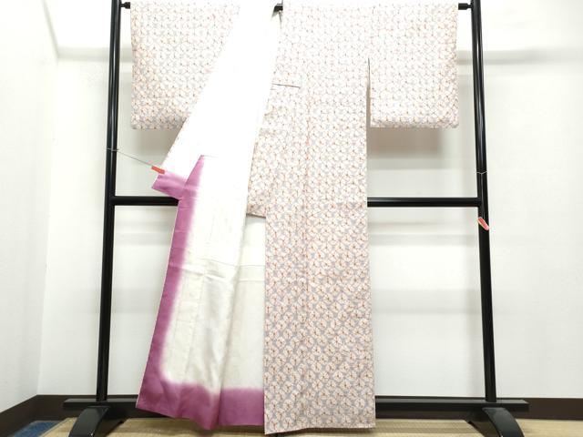 平和屋着物●上質な紬 絞り 正絹 逸品 CAAS8753vf