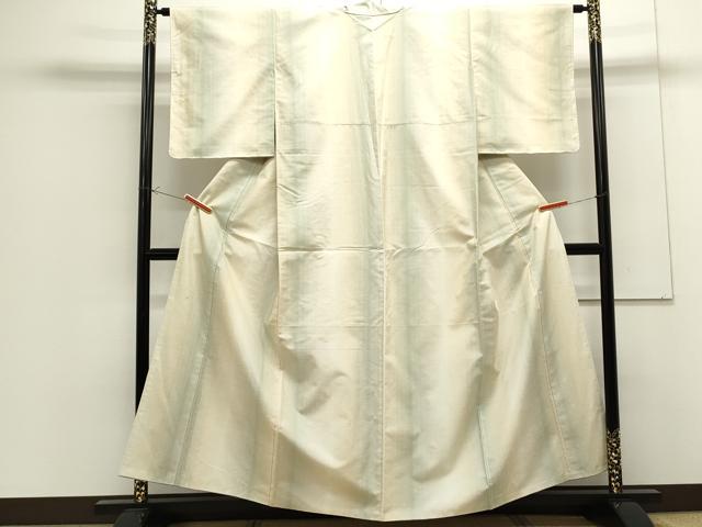 平和屋着物●紅花紬 米沢 間道 正絹 逸品 CAAS9249th