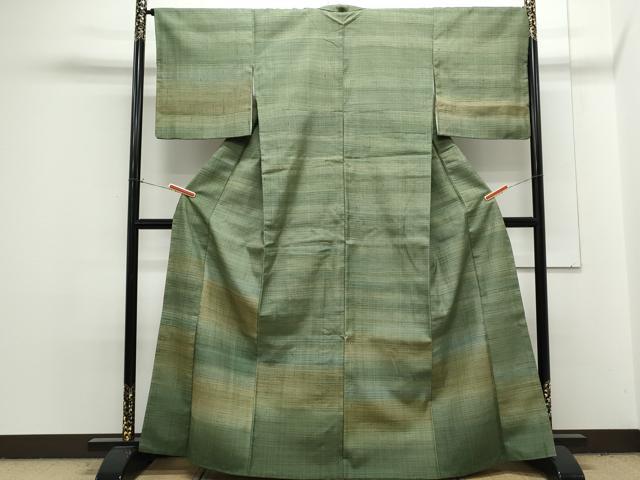 平和屋着物●訪問着 紬地 霞文 西武百貨店扱い 正絹 逸品 CAAS9374th