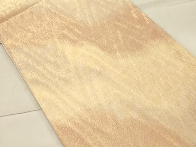 平和屋着物◎全通柄袋帯 霞文 金糸 三越扱い 正絹 逸品 CAAT0152ft