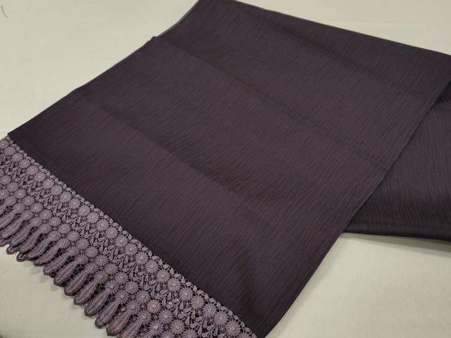 平和屋着物#道中着 リバーシブル 霞文 暈し染め ショール付き ロング丈 正絹 逸品 CAAT0467dy