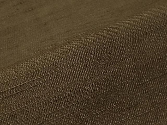 平和屋着物●男性 紬 アンサンブル 樺茶色 正絹 逸品 CAAT0562dy
