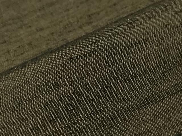 平和屋着物●男性 紬 アンサンブル 藍媚茶色 正絹 逸品 CAAT0564dy
