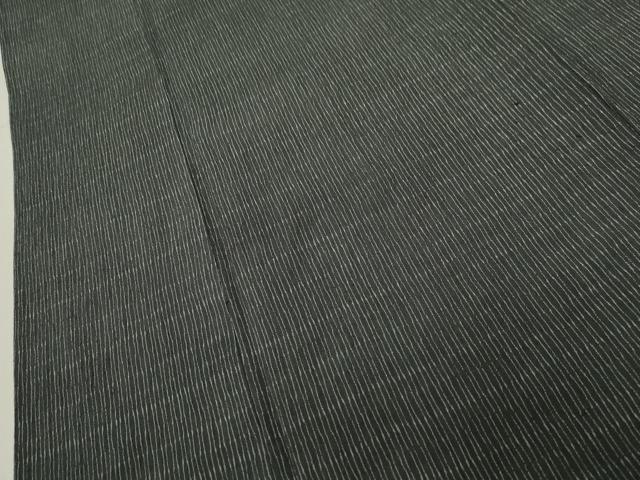 平和屋着物▽小紋 単衣 変わり縞 交織 CAAT0592dy