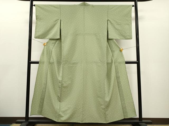平和屋着物▽小紋 単衣 吉祥文 洗える着物 CAAT0739dy