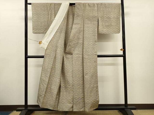 平和屋着物▽本場大島紬 単衣 7マルキ 吉祥文 正絹 逸品 CAAT0745dy