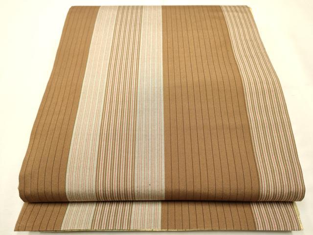 平和屋着物●両面 全通柄袋帯 絞り 横段文 証紙付き 正絹 逸品 CAAT1044hy