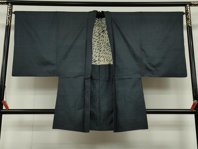 平和屋着物∞男性 本場大島紬 長羽織 100亀甲 総詰め 正絹 逸品 CAAT5737id
