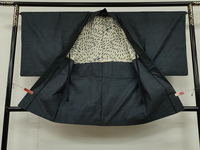 平和屋着物∞男性 本場大島紬 長羽織 100亀甲 総詰め 正絹 逸品 CAAT5737id
