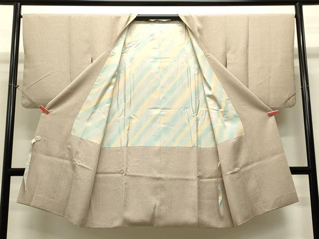 平和屋着物#道行コート 格子吉祥文 ロング丈 正絹 逸品 CAAT5831id