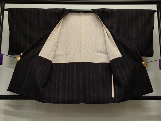 平和屋着物∞道行コート 草花間道 正絹 逸品 CAAT5911id