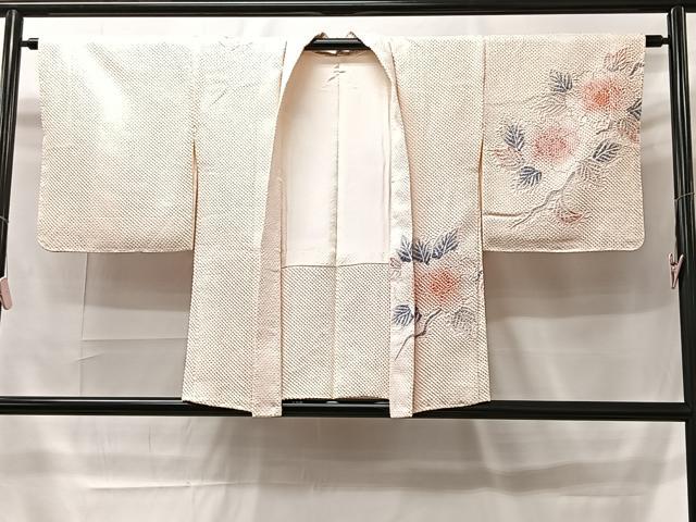 平和屋着物#羽織 手描き 総絞り 枝花文 正絹 逸品 CAAT5937id