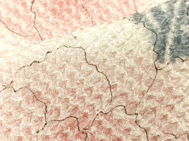 平和屋着物#羽織 手描き 総絞り 枝花文 正絹 逸品 CAAT5937id