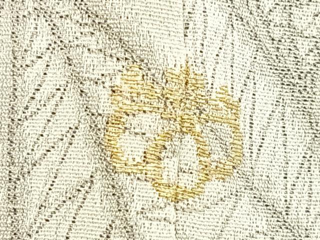 平和屋着物#長羽織 寿光織 葉尽くし 金糸 正絹 逸品 CAAT5981id