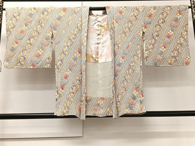 平和屋着物#羽織 総絞り 斜線花唐草文 正絹 逸品 未使用 CAAT5994id
