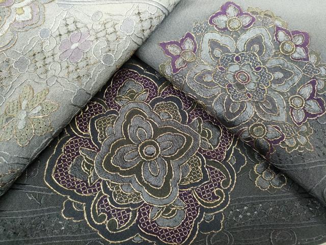 平和屋着物●中国三大刺繍 蘇州刺繍 スワトウ刺繍 総刺繍 訪問着 正倉院花文 暈し染め 金糸 正絹 逸品 CAAT6149ze
