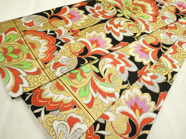 平和屋着物∵女の子 十三参り 子供 祝着・長襦袢・丸帯セット 駒刺繍 雲取り舞蝶花文 金彩 逸品 CABF2919ze
