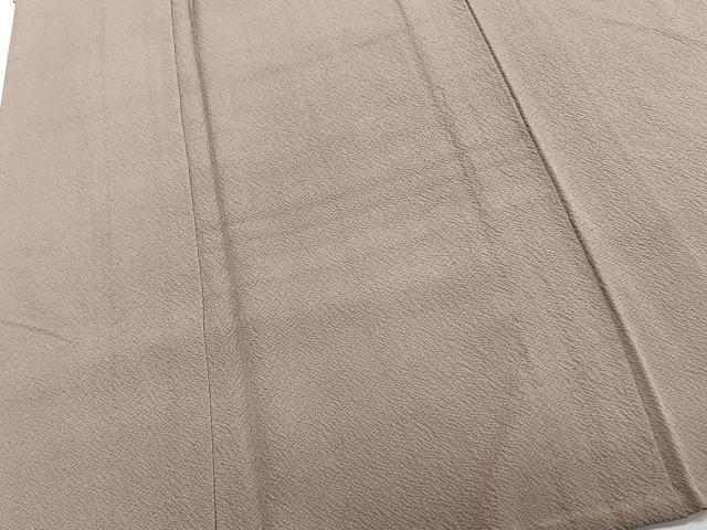 平和屋着物▽上質な色無地 単衣 赤白橡色 正絹 逸品 CAAT6549xi