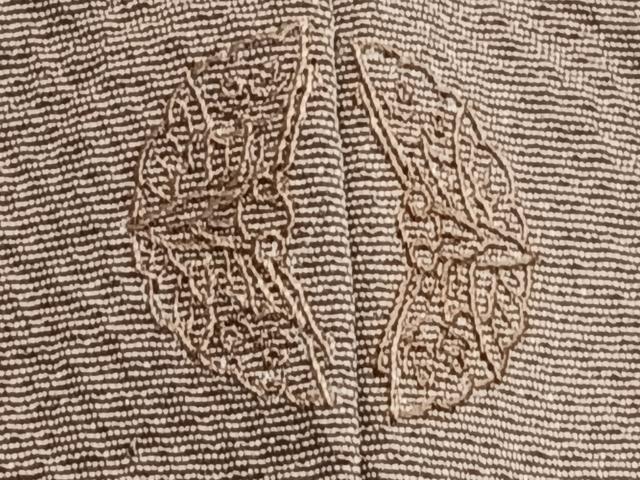 平和屋着物▽上質な色無地 単衣 赤白橡色 正絹 逸品 CAAT6549xi