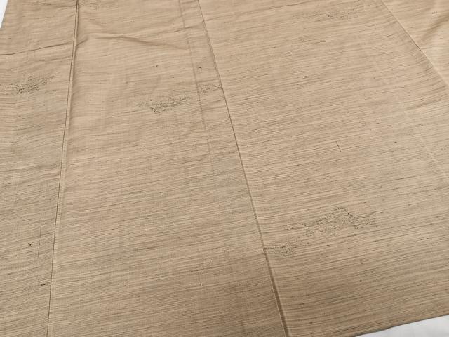 平和屋着物▽上質な紬 単衣 抽象文 正絹 逸品 CAAT6581xi